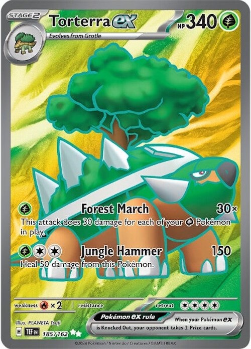 Torterra ex (185/162) [Scarlet & Violet: Temporal Forces] - Pokémon - Card Brawlers | Quebec | Canada |