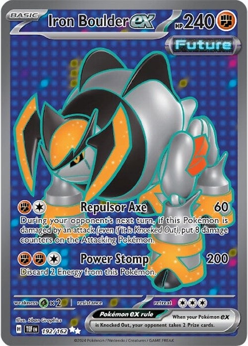 Iron Boulder ex (192/162) [Scarlet & Violet: Temporal Forces] - Pokémon - Card Brawlers | Quebec | Canada |