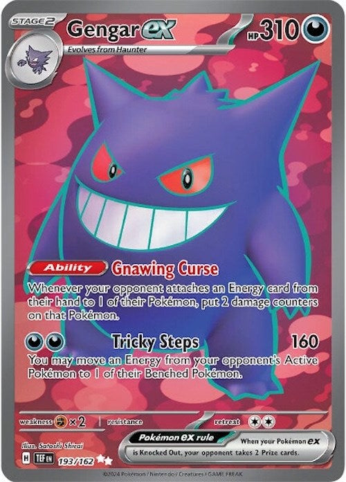 Gengar ex (193/162) [Scarlet & Violet: Temporal Forces] - Pokémon - Card Brawlers | Quebec | Canada |