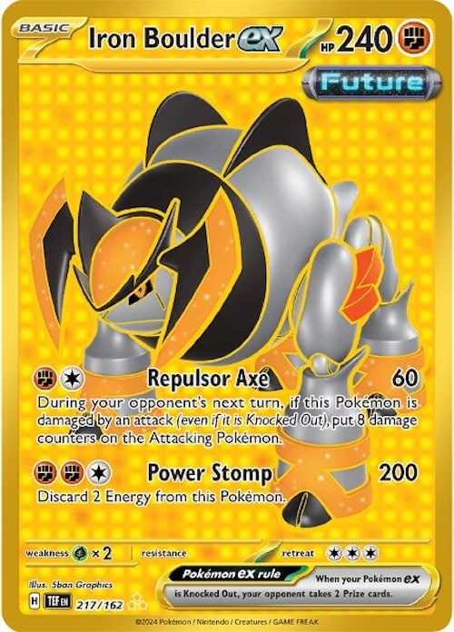 Iron Boulder ex (217/162) [Scarlet & Violet: Temporal Forces] - Pokémon - Card Brawlers | Quebec | Canada |