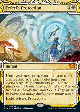 Teferi's Protection (Foil Etched) [Strixhaven: School of Mages Mystical Archive] - Magic: The Gathering - Card Brawlers | Quebec | Canada |