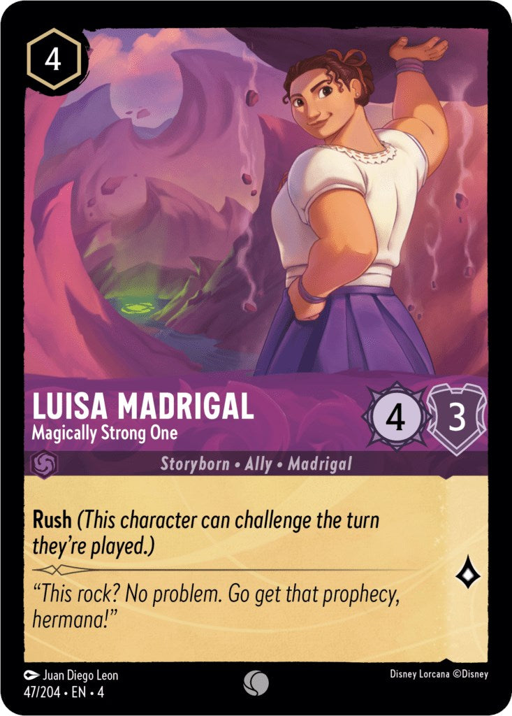 Luisa Madrigal - Magically Strong One (47/204) [Ursula's Return] - Disney - Card Brawlers | Quebec | Canada |