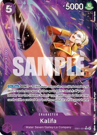 Kalifa (Alternate Art) (EB01-031) - Extra Booster: Memorial Collection Foil