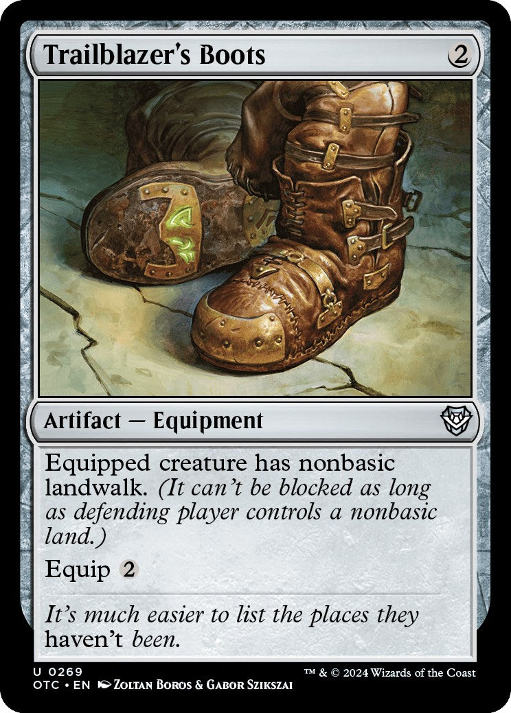 Trailblazer's Boots [Outlaws of Thunder Junction Commander] - Magic: The Gathering - Card Brawlers | Quebec | Canada |