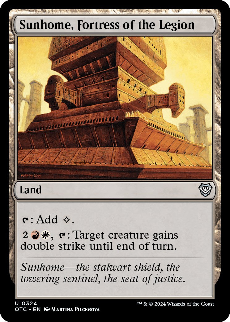 Sunhome, Fortress of the Legion [Outlaws of Thunder Junction Commander] - Magic: The Gathering - Card Brawlers | Quebec | Canada |