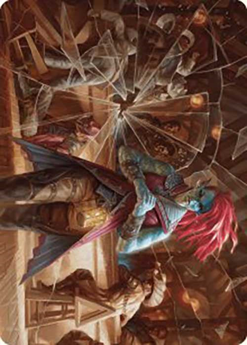 Obeka, Splitter of Seconds Art Card [Outlaws of Thunder Junction Art Series] - Magic: The Gathering - Card Brawlers | Quebec | Canada |