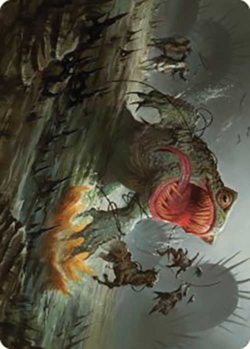 The Gitrog, Ravenous Ride Art Card [Outlaws of Thunder Junction Art Series] - Magic: The Gathering - Card Brawlers | Quebec | Canada |