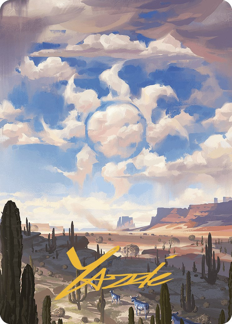 Plains Art Card (Gold-Stamped Signature) [Outlaws of Thunder Junction Art Series] - Magic: The Gathering - Card Brawlers | Quebec | Canada |