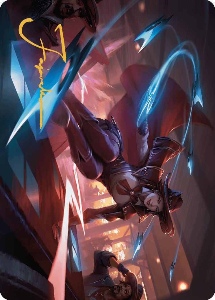 Slick Sequence Art Card (Gold-Stamped Signature) [Outlaws of Thunder Junction Art Series] - Magic: The Gathering - Card Brawlers | Quebec | Canada |