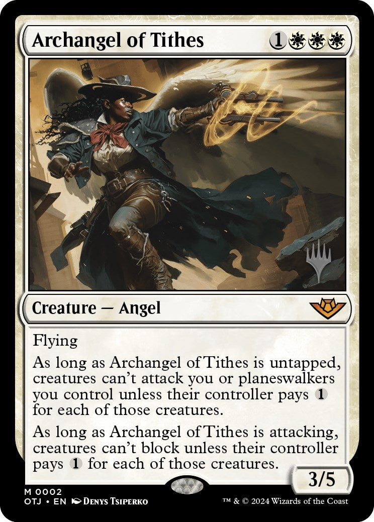 Archangel of Tithes (Promo Pack) [Outlaws of Thunder Junction Promos] - Magic: The Gathering - Card Brawlers | Quebec | Canada |