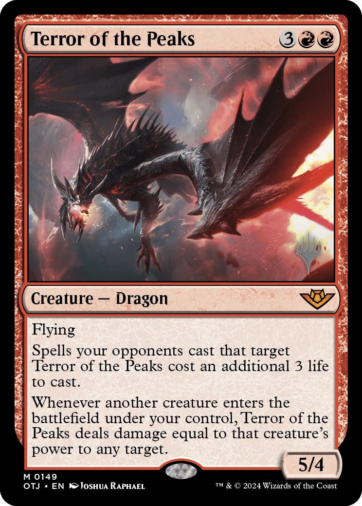 Terror of the Peaks (Promo Pack) [Outlaws of Thunder Junction Promos] - Magic: The Gathering - Card Brawlers | Quebec | Canada |