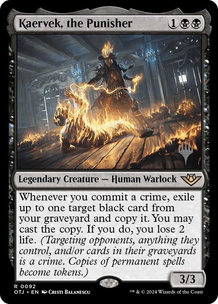Kaervek, the Punisher (Promo Pack) [Outlaws of Thunder Junction Promos] - Magic: The Gathering - Card Brawlers | Quebec | Canada |