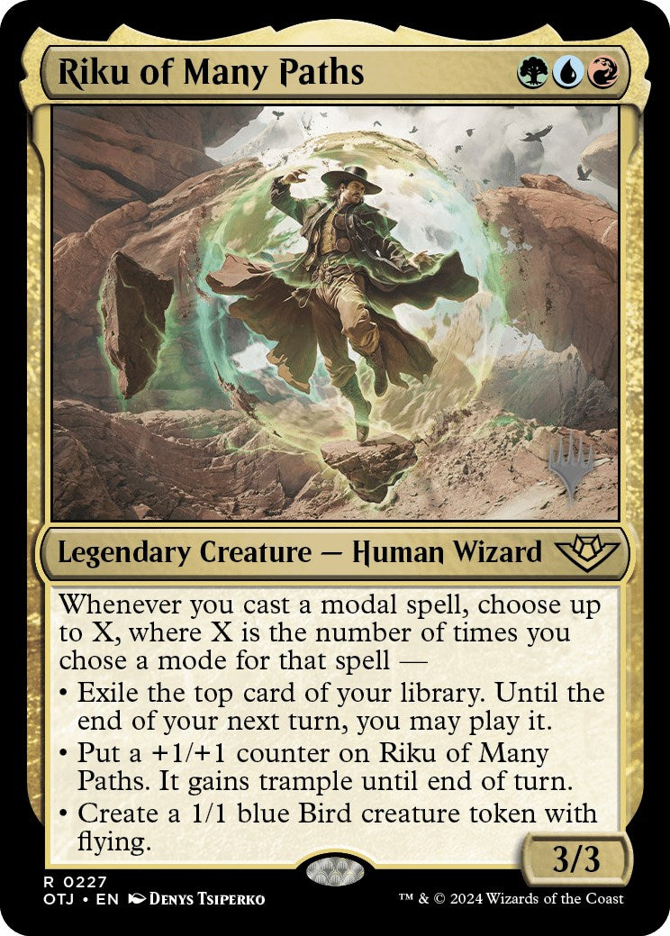 Riku of Many Paths (Promo Pack) [Outlaws of Thunder Junction Promos] - Magic: The Gathering - Card Brawlers | Quebec | Canada |