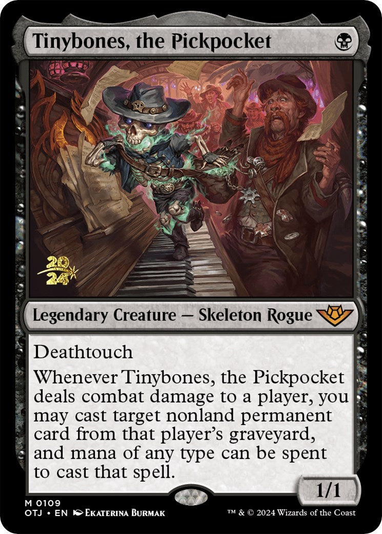 Tinybones, the Pickpocket [Outlaws of Thunder Junction Prerelease Promos] - Magic: The Gathering - Card Brawlers | Quebec | Canada |