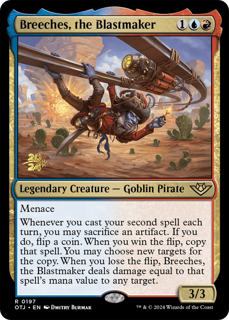 Breeches, the Blastmaker [Outlaws of Thunder Junction Prerelease Promos] - Magic: The Gathering - Card Brawlers | Quebec | Canada |