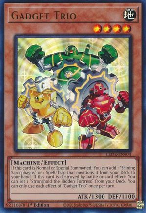 Gadget Trio [LEDE-EN004] Ultra Rare - Yu-Gi-Oh! - Card Brawlers | Quebec | Canada |