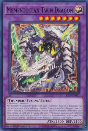 Mementotlan Twin Dragon [LEDE-EN037] Common - Yu-Gi-Oh! - Card Brawlers | Quebec | Canada |