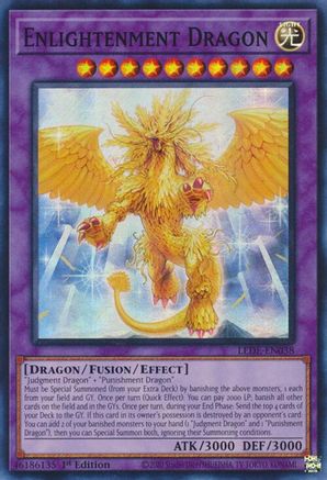 Enlightenment Dragon [LEDE-EN038] Super Rare - Yu-Gi-Oh! - Card Brawlers | Quebec | Canada |