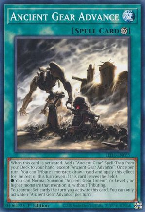 Ancient Gear Advance [LEDE-EN055] Common - Yu-Gi-Oh! - Card Brawlers | Quebec | Canada |