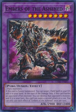 Embers of the Ashened [LEDE-EN093] Super Rare - Yu-Gi-Oh! - Card Brawlers | Quebec | Canada |
