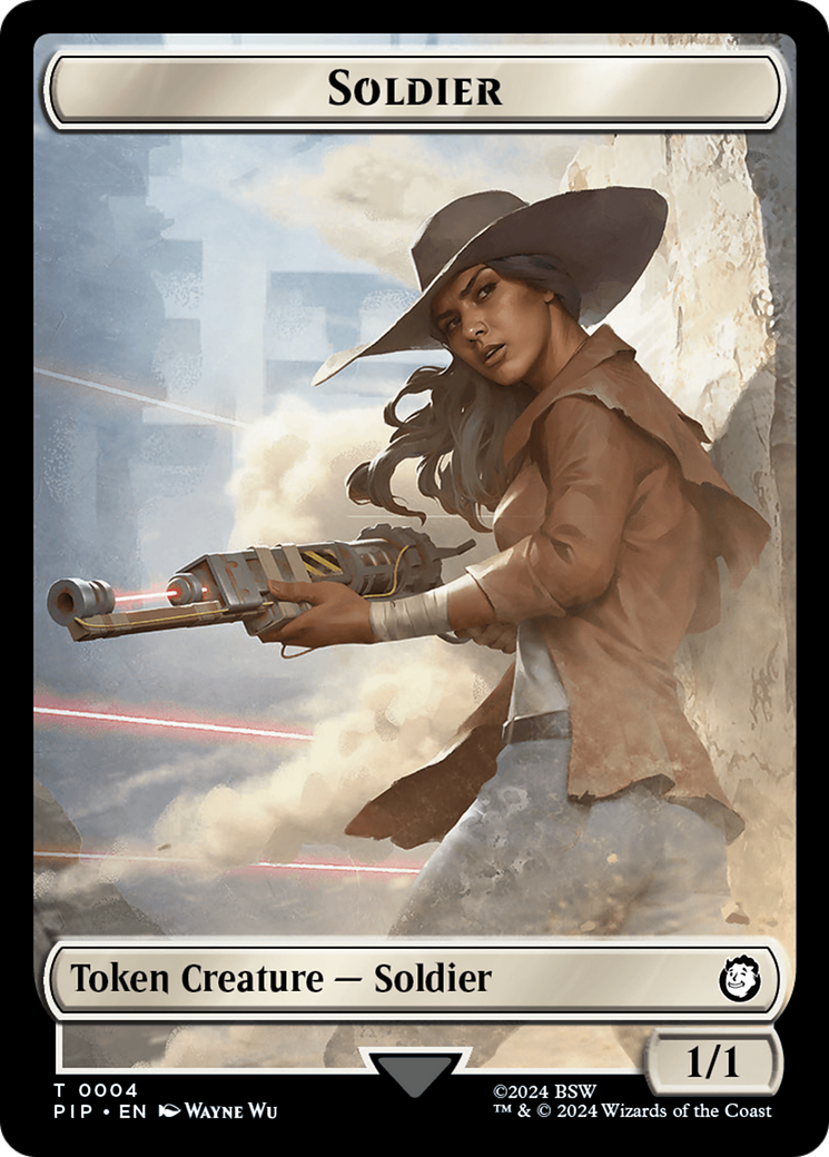 Food (0014) // Soldier (0004) Double-Sided Token [Fallout Tokens] - Magic: The Gathering - Card Brawlers | Quebec | Canada |