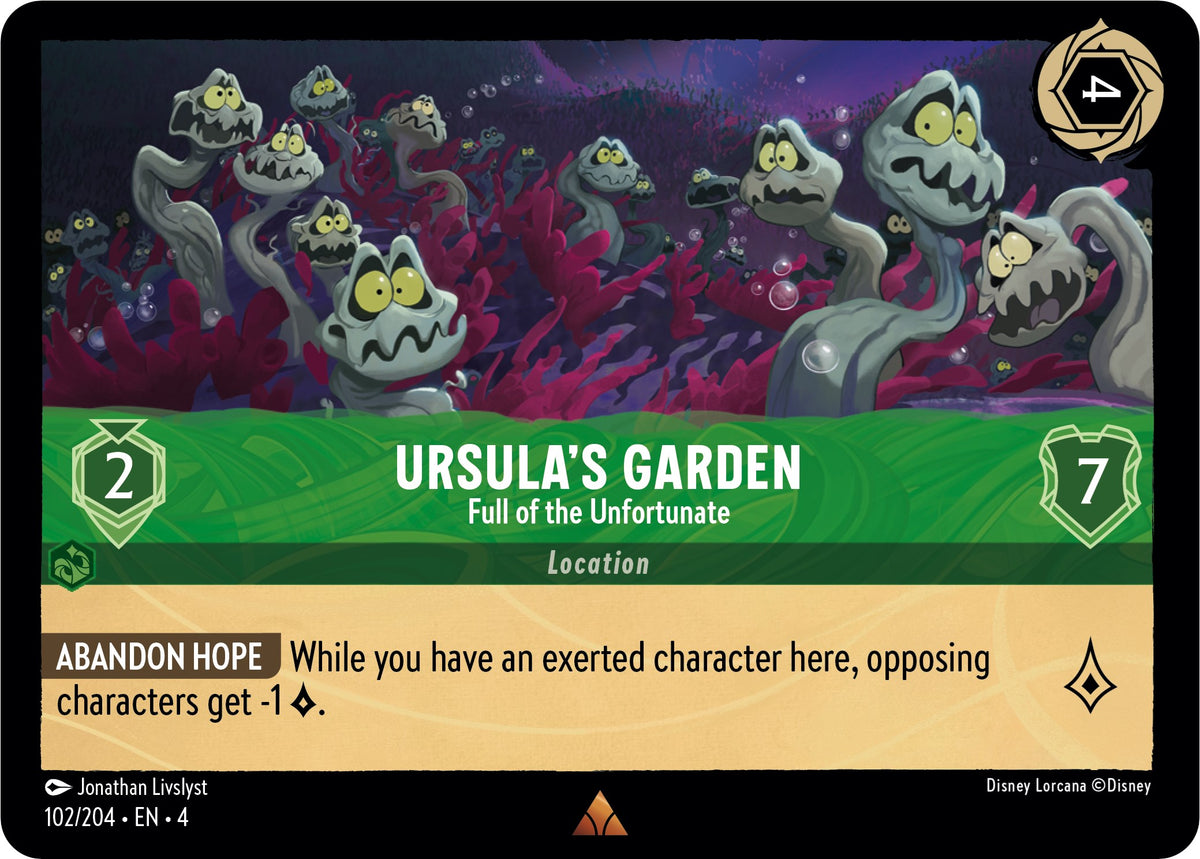 Ursula's Garden - Full of the Unfortunate (102/204) [Ursula's Return] - Disney - Card Brawlers | Quebec | Canada |