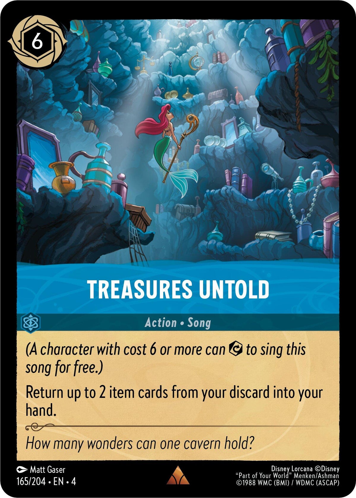 Treasures Untold (165/204) [Ursula's Return] - Disney - Card Brawlers | Quebec | Canada |