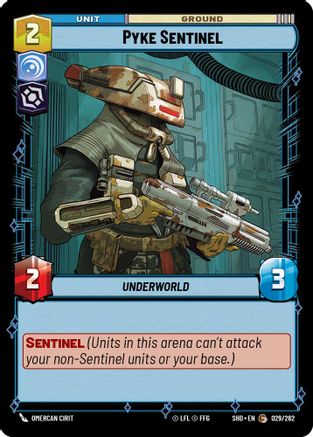 Pyke Sentinel (029/262) (029/262) [Shadows of the Galaxy] - Fantasy Flight Games - Card Brawlers | Quebec | Canada |