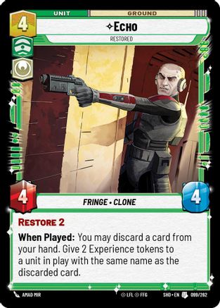 Echo - Restored (099/262) (099/262) [Shadows of the Galaxy] - Fantasy Flight Games - Card Brawlers | Quebec | Canada |