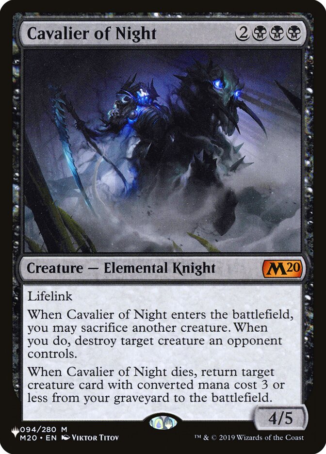 Cavalier of Night [The List] - Magic: The Gathering - Card Brawlers | Quebec | Canada |