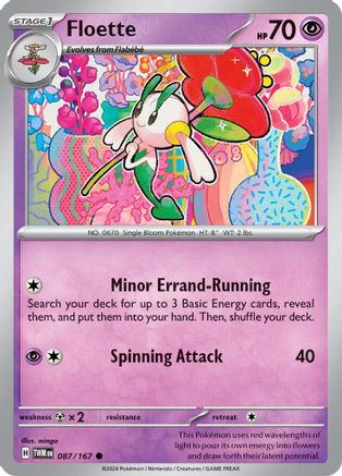 Floette (087/167) [Scarlet & Violet: Twilight Masquerade] - Pokémon - Card Brawlers | Quebec | Canada |