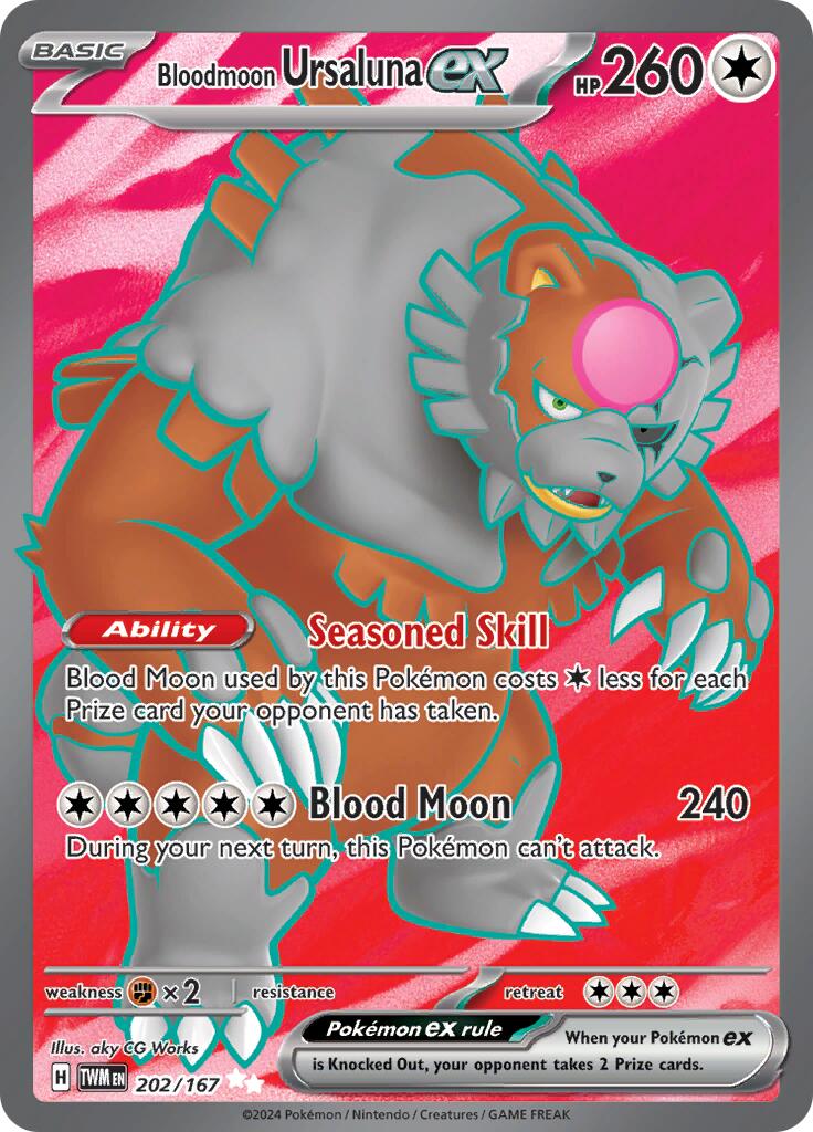 Bloodmoon Ursaluna ex (202/167) [Scarlet & Violet: Twilight Masquerade] - Pokémon - Card Brawlers | Quebec | Canada |