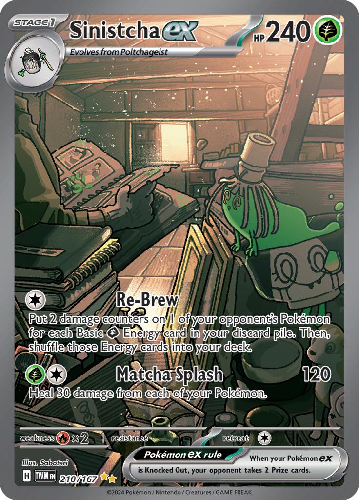 Sinistcha ex (210/167) [Scarlet & Violet: Twilight Masquerade] - Pokémon - Card Brawlers | Quebec | Canada |
