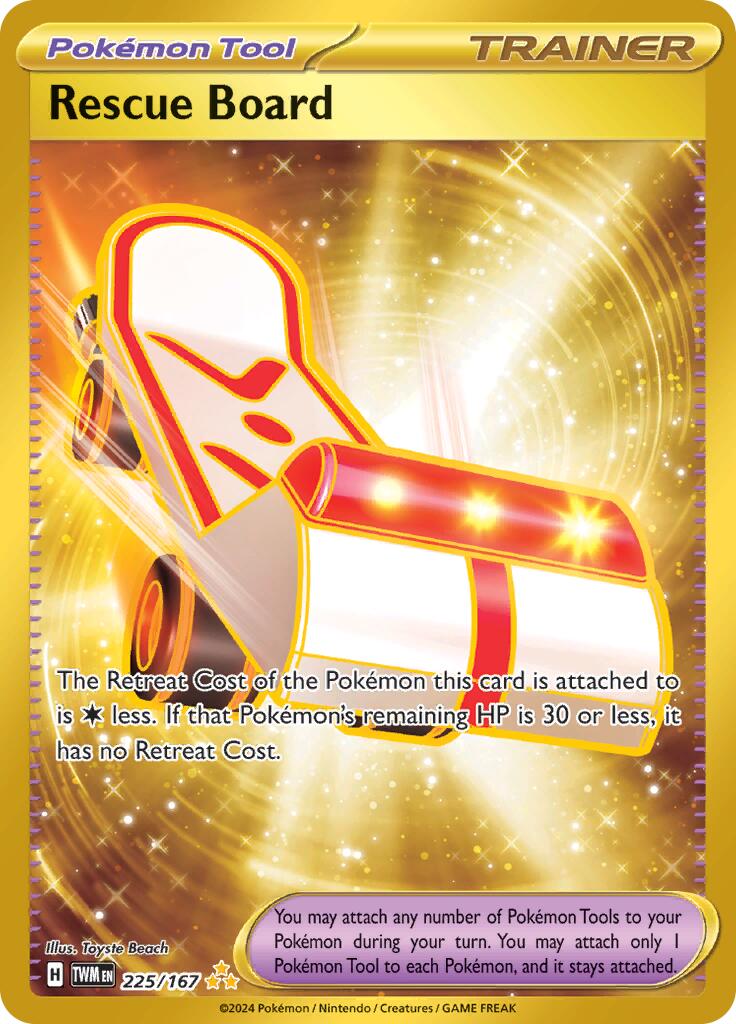 Rescue Board (225/167) [Scarlet & Violet: Twilight Masquerade] - Pokémon - Card Brawlers | Quebec | Canada |