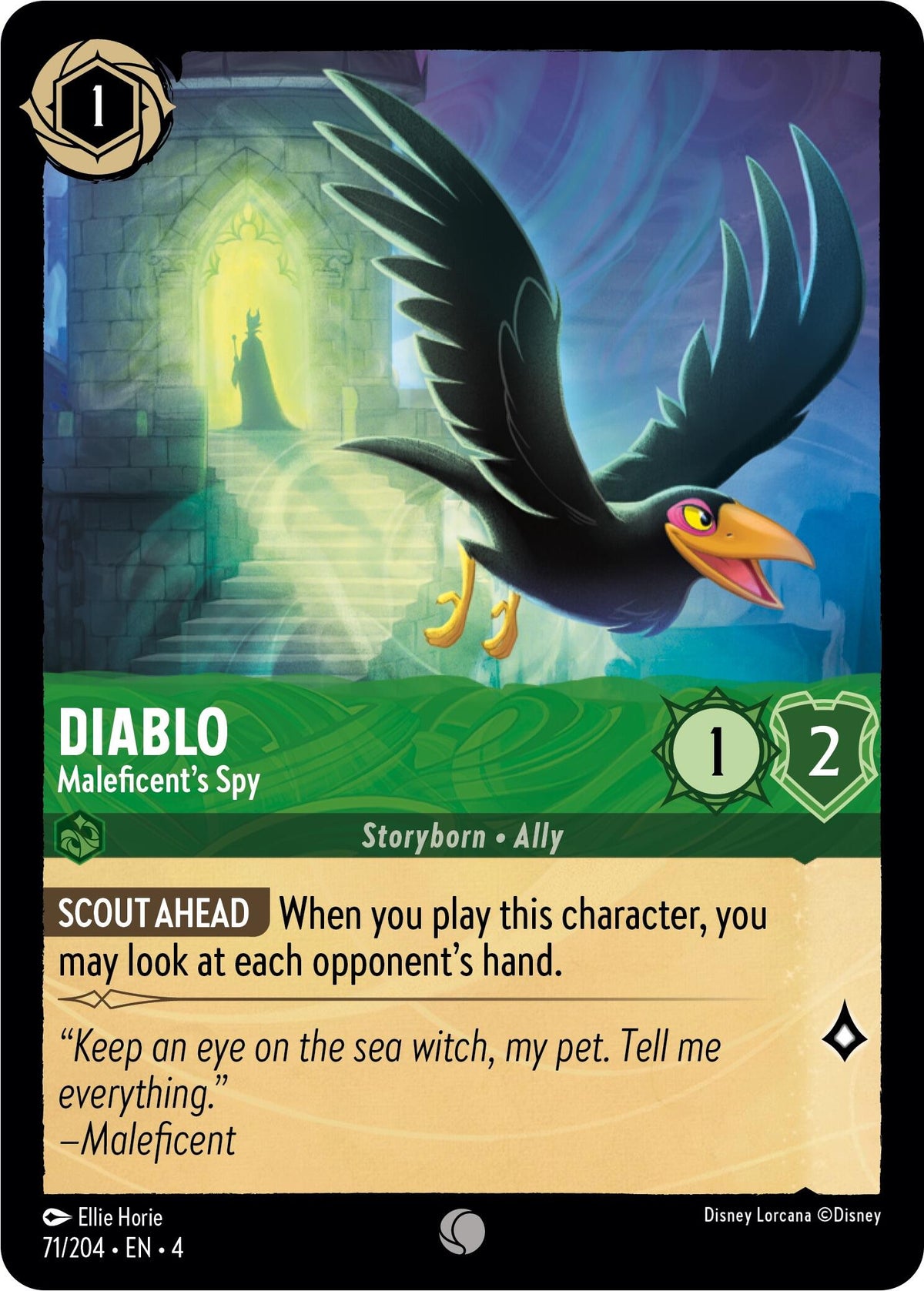 Diablo - Maleficent's Spy (71/204) [Ursula's Return] - Disney - Card Brawlers | Quebec | Canada |