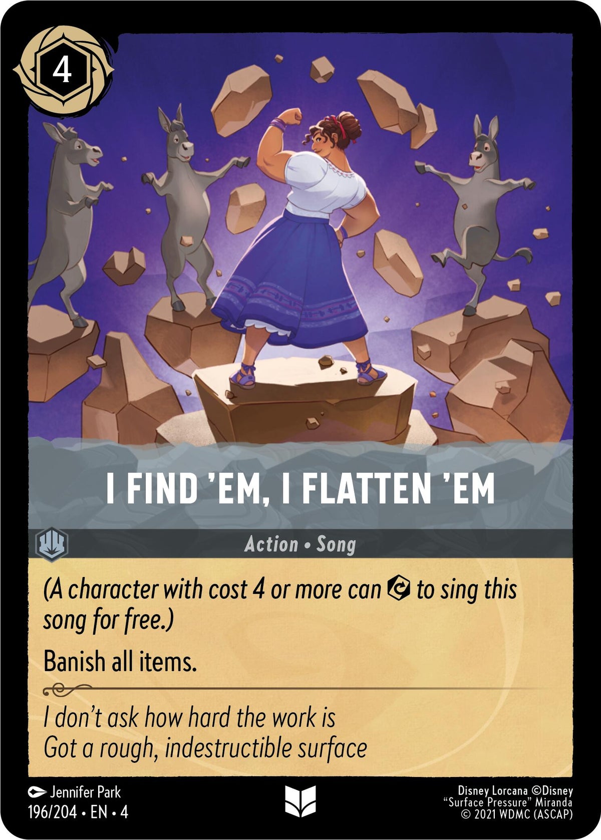 I Find 'em, I flatten 'Em (196/204) [Ursula's Return] - Disney - Card Brawlers | Quebec | Canada |