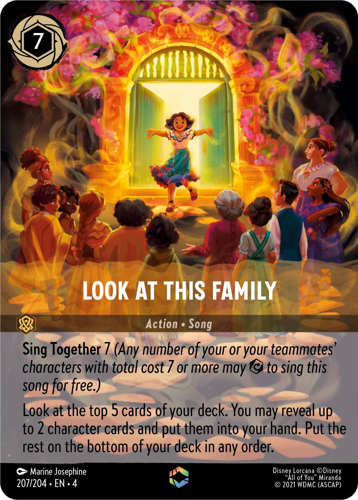 Look at This Family (Enchanted) (207/204) [Ursula's Return] - Disney - Card Brawlers | Quebec | Canada |