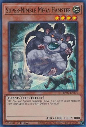 Super-Nimble Mega Hamster [RA02-EN004] Super Rare - Yu-Gi-Oh! - Card Brawlers | Quebec | Canada |