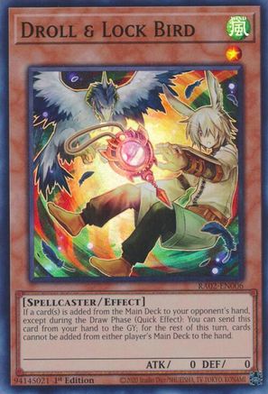 Droll & Lock Bird (Alternate Art) [RA02-EN006] Super Rare - Yu-Gi-Oh! - Card Brawlers | Quebec | Canada |