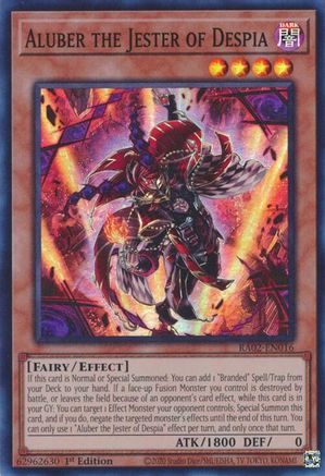 Aluber the Jester of Despia [RA02-EN016] Super Rare - Yu-Gi-Oh! - Card Brawlers | Quebec | Canada |