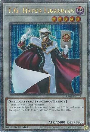 T.G. Hyper Librarian (Quarter Century Secret Rare) [RA02-EN027] Quarter Century Secret Rare - Yu-Gi-Oh! - Card Brawlers | Quebec | Canada |
