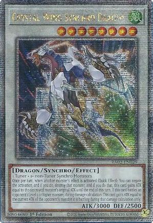 Crystal Wing Synchro Dragon (Quarter Century Secret Rare) [RA02-EN029] Quarter Century Secret Rare - Yu-Gi-Oh! - Card Brawlers | Quebec | Canada |