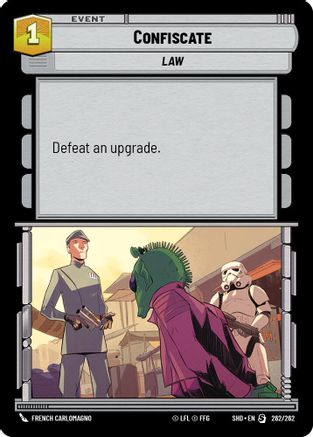Confiscate (262/262) (262/262) [Shadows of the Galaxy] - Fantasy Flight Games - Card Brawlers | Quebec | Canada |