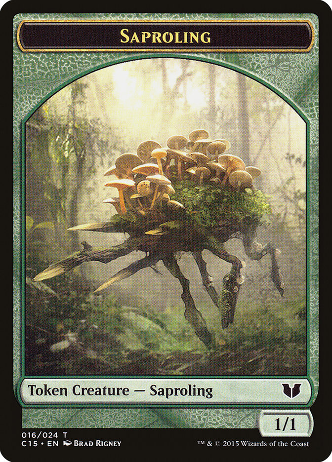 Elephant // Saproling Double-Sided Token [Commander 2015 Tokens] - Magic: The Gathering - Card Brawlers | Quebec | Canada |