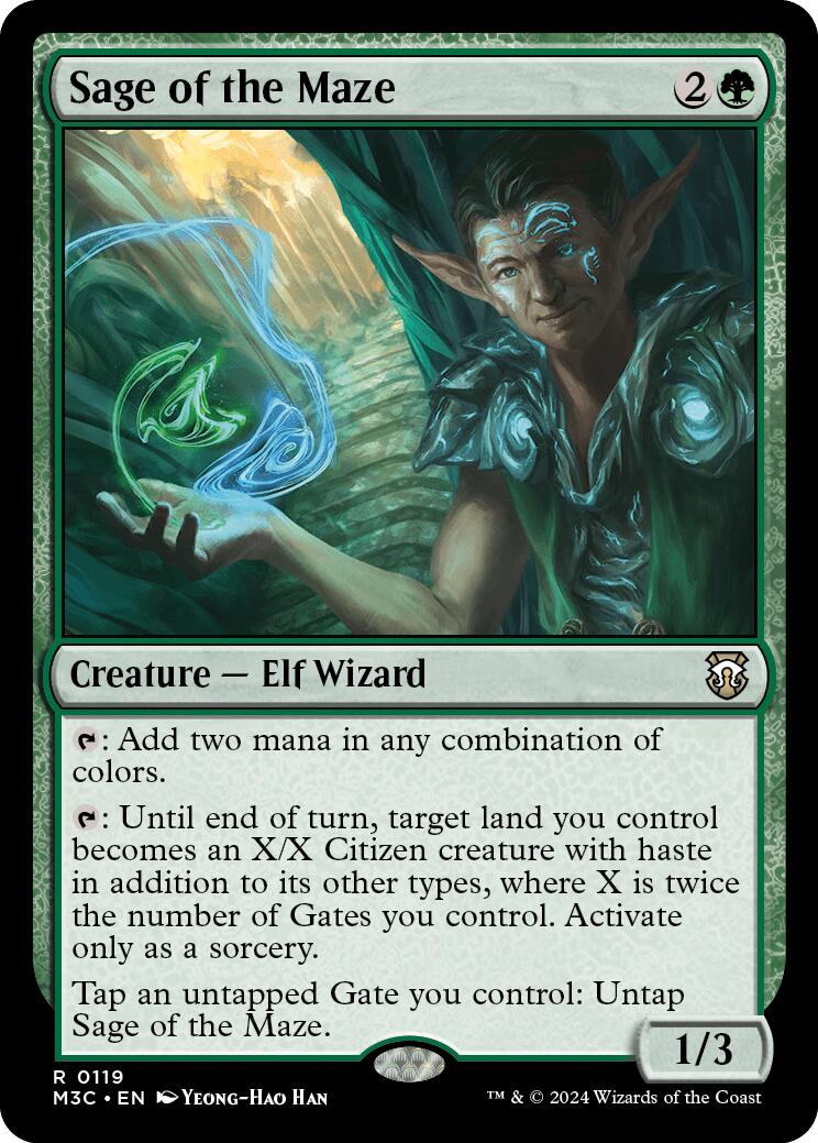 Sage of the Maze [Modern Horizons 3 Commander] - Magic: The Gathering - Card Brawlers | Quebec | Canada |