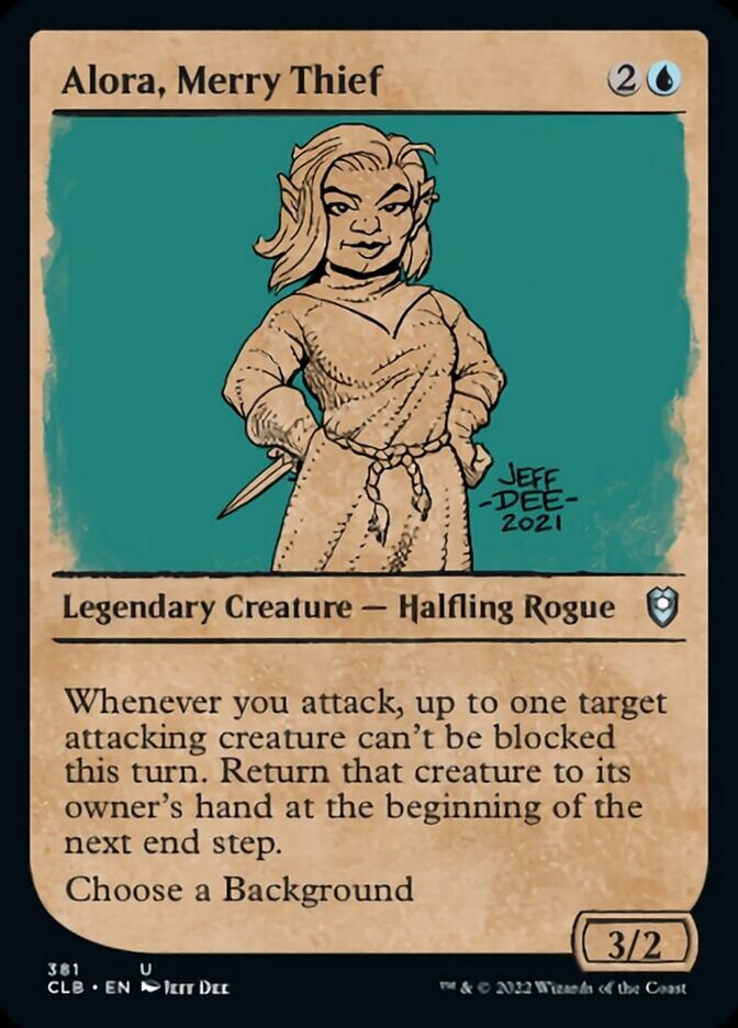 Alora, Merry Thief (Showcase) [Commander Legends: Battle for Baldur's Gate] - Magic: The Gathering - Card Brawlers | Quebec | Canada |
