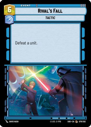 Rival's Fall (079/262) (079/262) [Shadows of the Galaxy] - Fantasy Flight Games - Card Brawlers | Quebec | Canada |