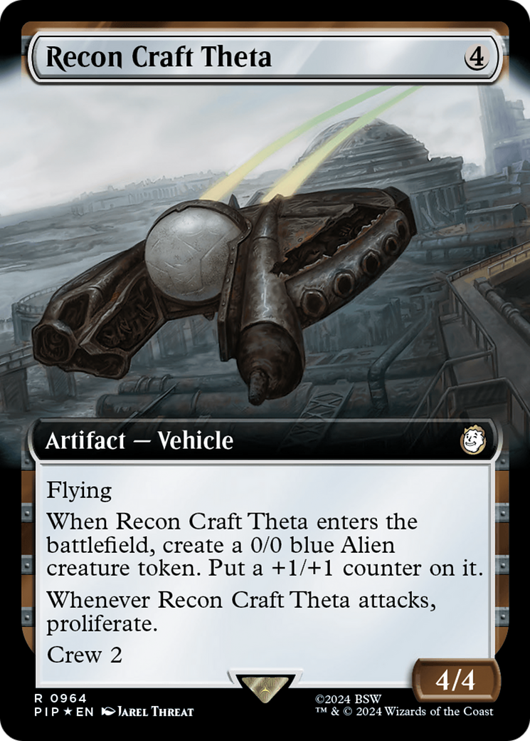 Recon Craft Theta (Extended Art) (Surge Foil) [Fallout] - Magic: The Gathering - Card Brawlers | Quebec | Canada |
