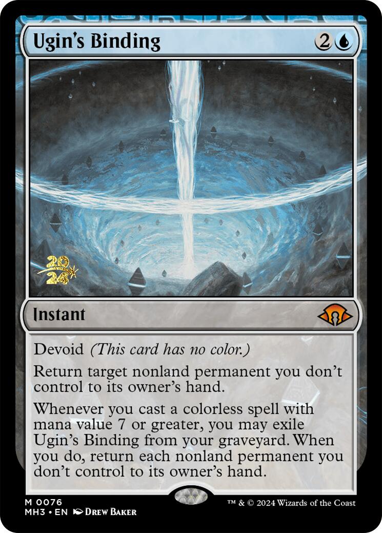 Ugin's Binding [Modern Horizons 3 Prerelease Promos] - Magic: The Gathering - Card Brawlers | Quebec | Canada |