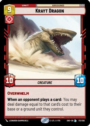 Krayt Dragon (172/262) (172/262) [Shadows of the Galaxy] - Fantasy Flight Games - Card Brawlers | Quebec | Canada |